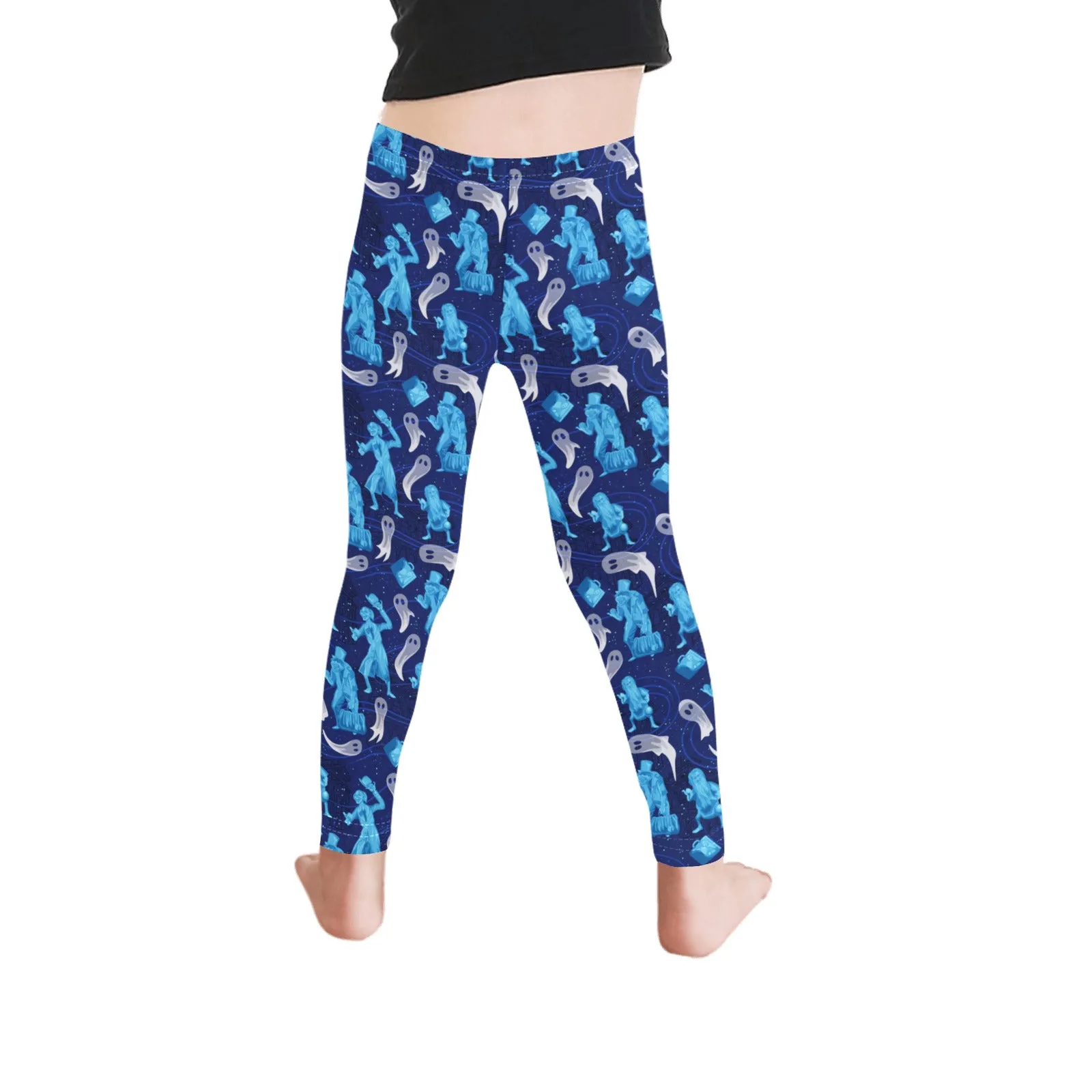 Disney Haunted Mansion Hitchhiking Ghosts Kid's Leggings