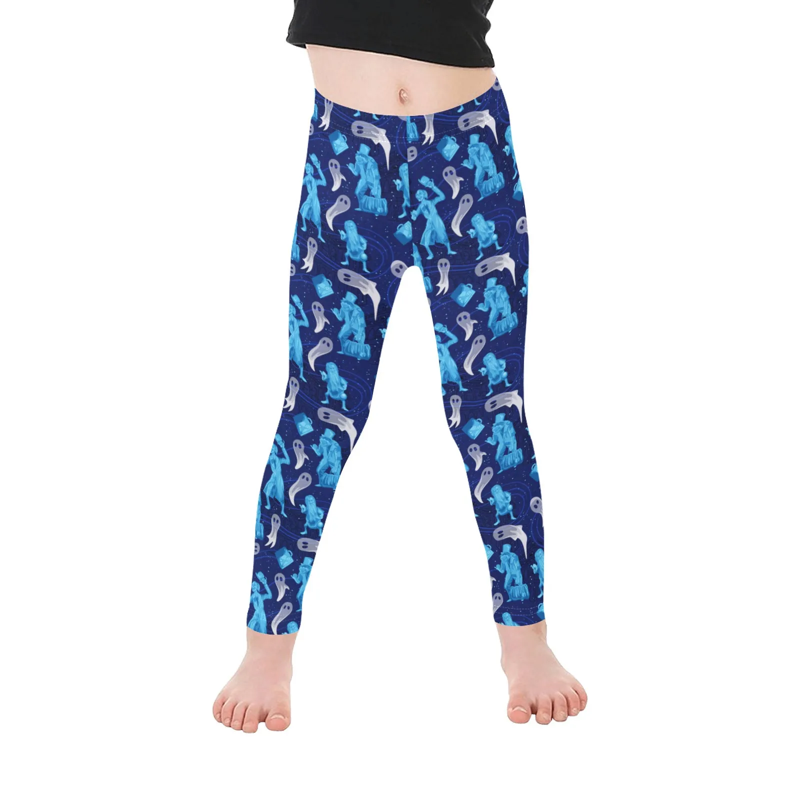 Disney Haunted Mansion Hitchhiking Ghosts Kid's Leggings