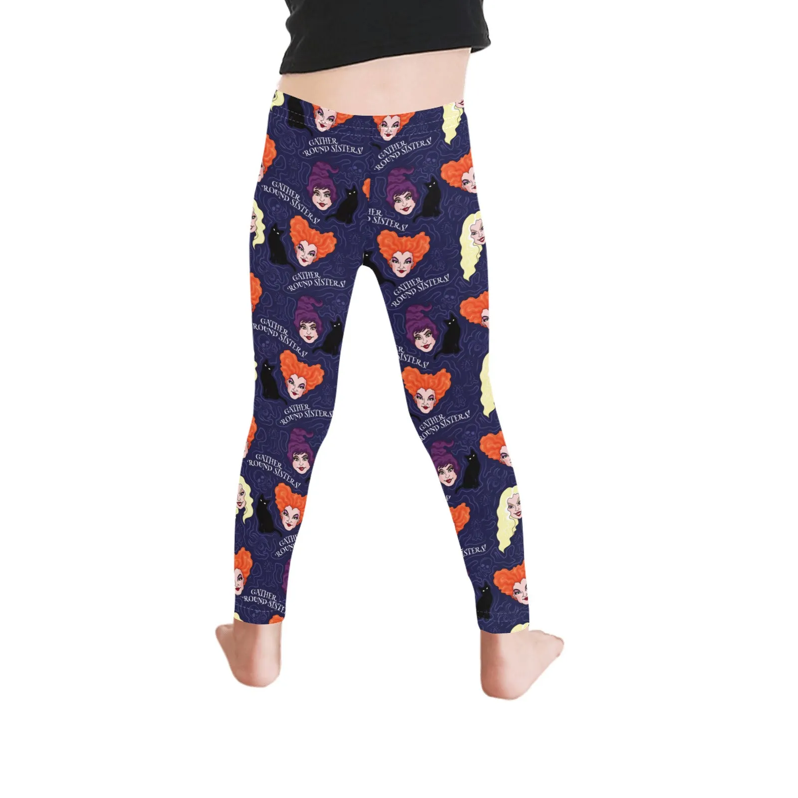 Disney Hocus Pocus Gather Round Sisters Kid's Leggings