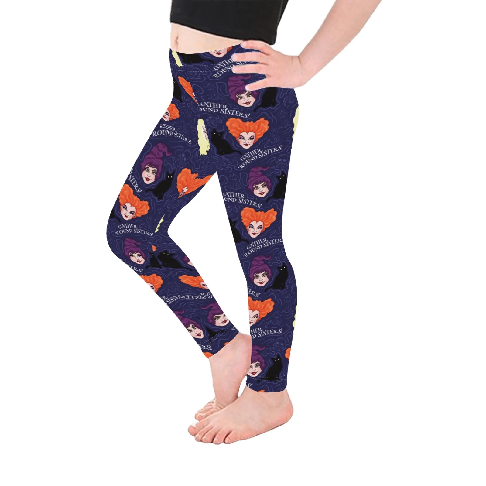Disney Hocus Pocus Gather Round Sisters Kid's Leggings