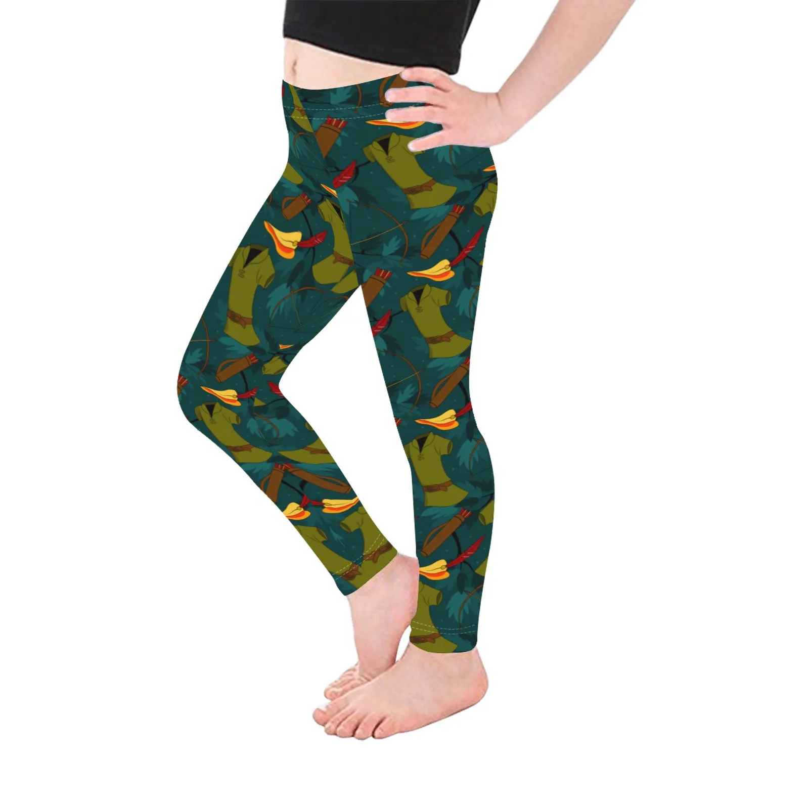Disney Robin Hood Never Rob We Borrow Kid's Leggings