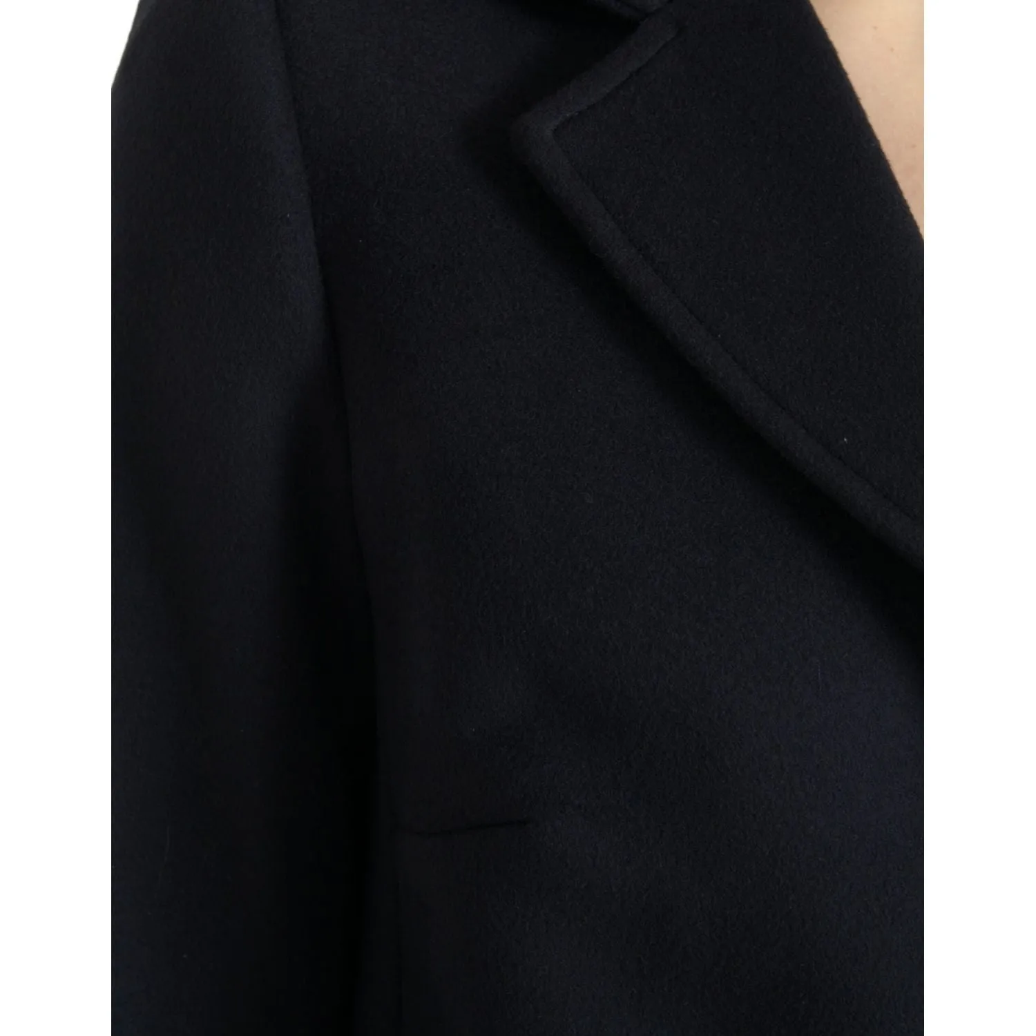 Dolce & Gabbana Elegant Virgin Wool Blend Black Blazer