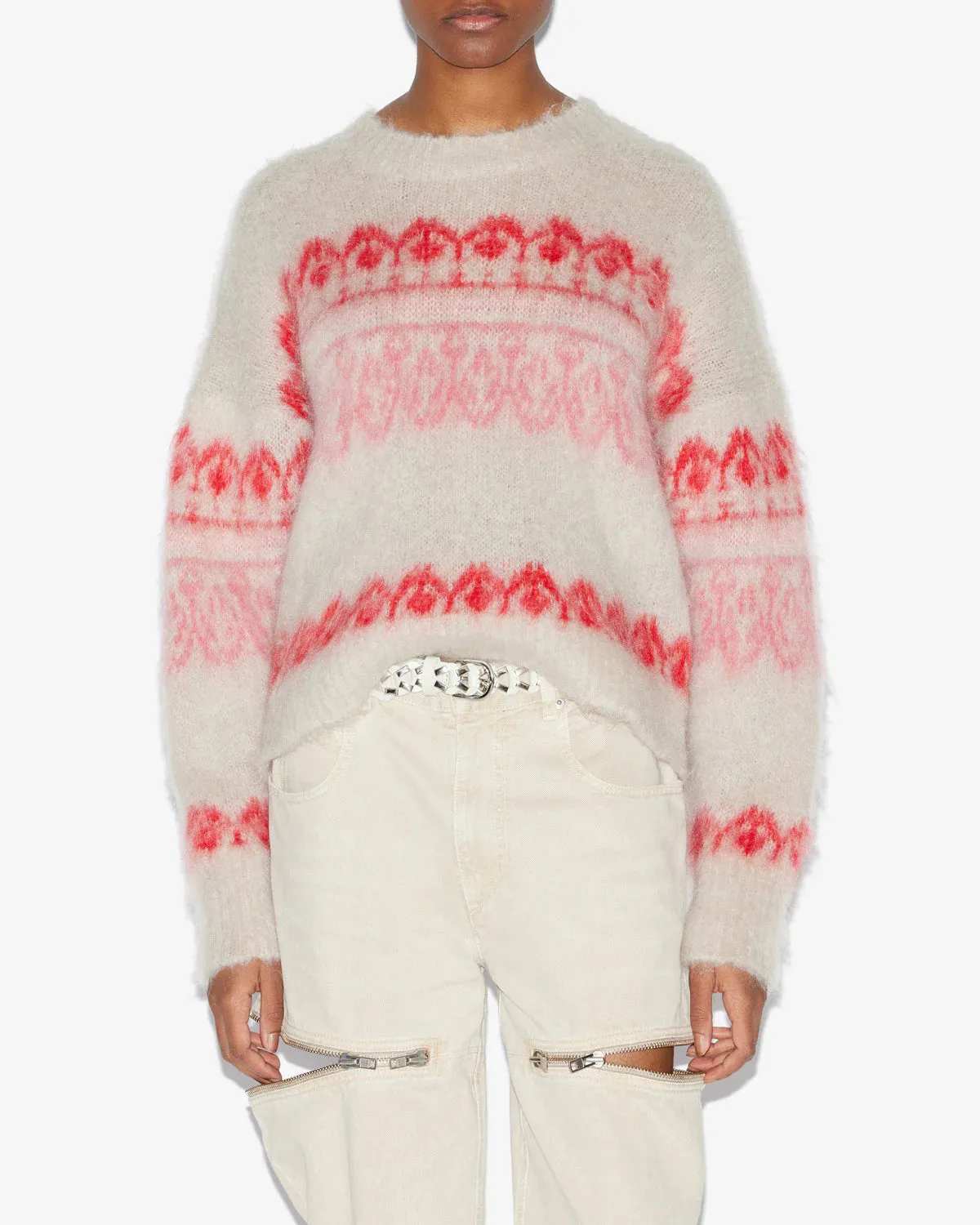 Dully Pullover in Raspberry