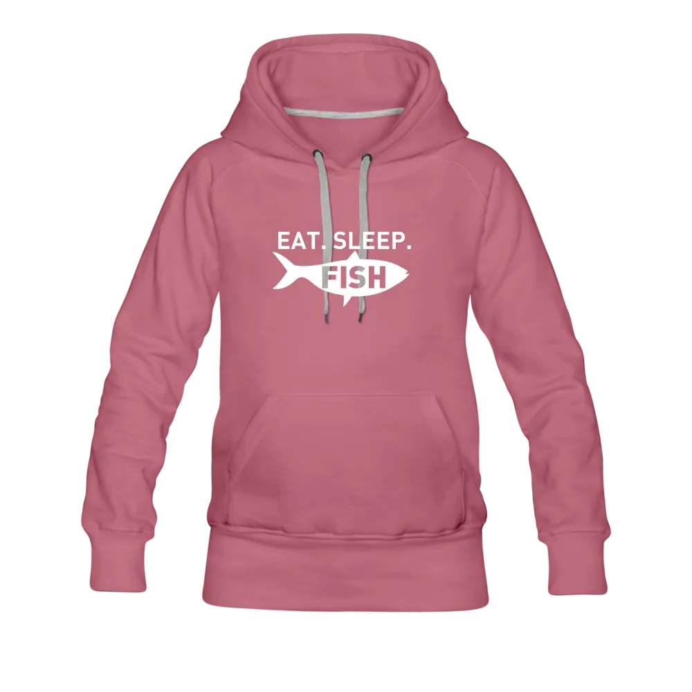 Eat Sleep Fish Women’s Premium Hoodie