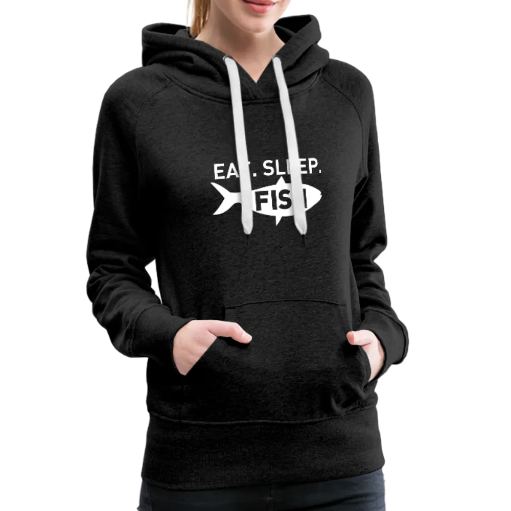 Eat Sleep Fish Women’s Premium Hoodie