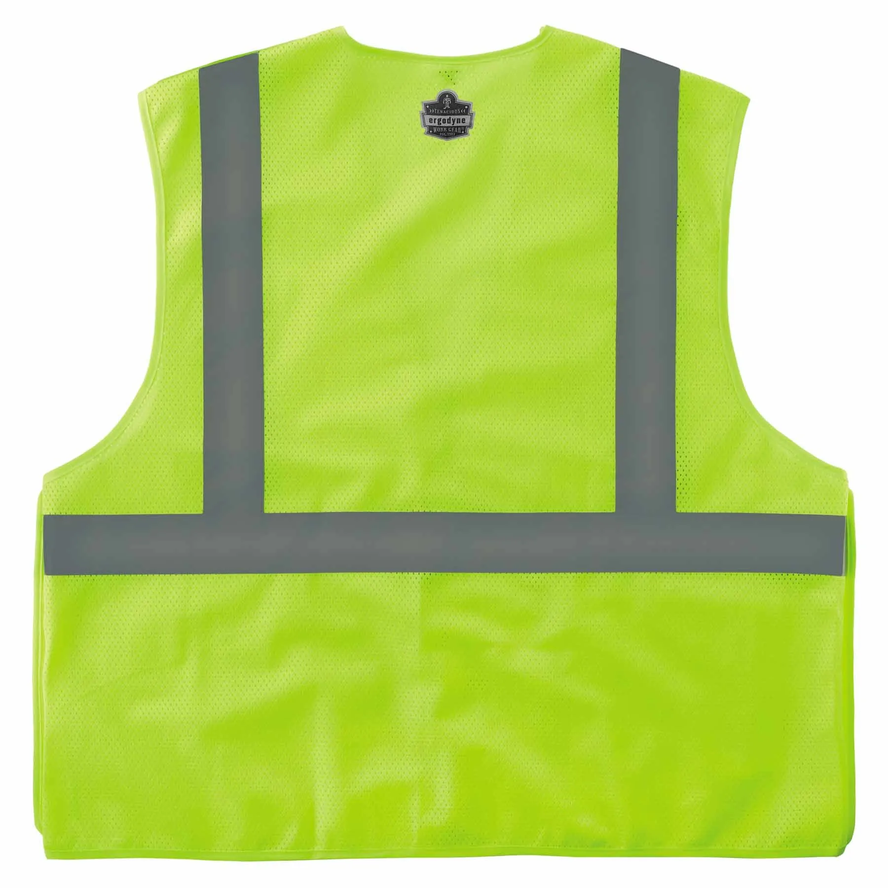 Ergodyne 24545 8215BA-S XL Lime Class 2 Economy Breakaway Mesh Vest - Single Size