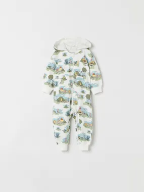 Farm Print Baby All-in-one