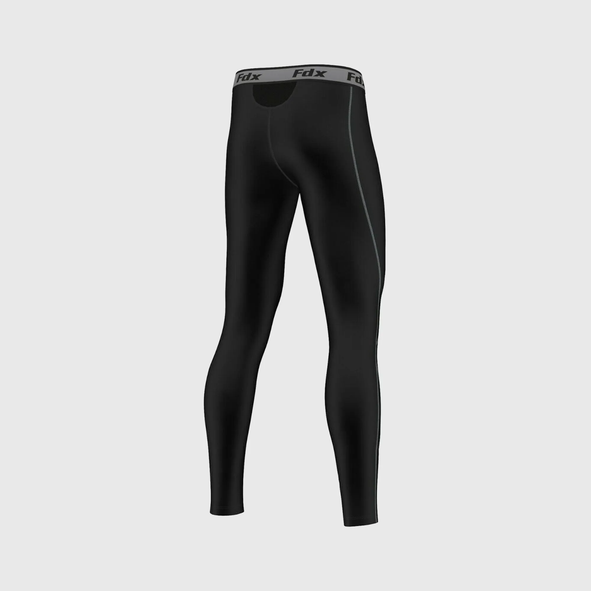 Fdx Blitz Grey Men's & Boy's Compression Base Layer Tights