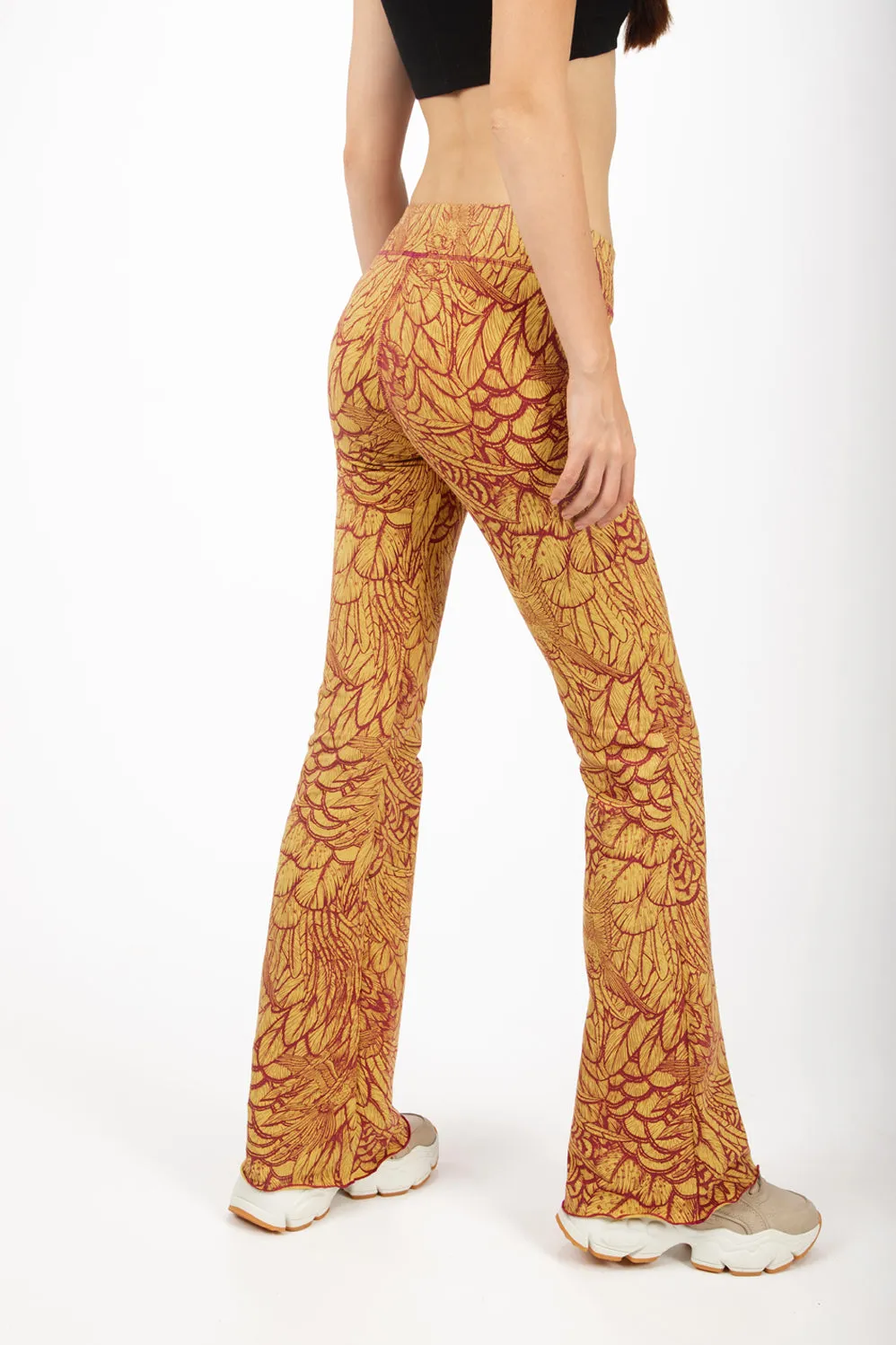 Feather Flares - Mustard Red