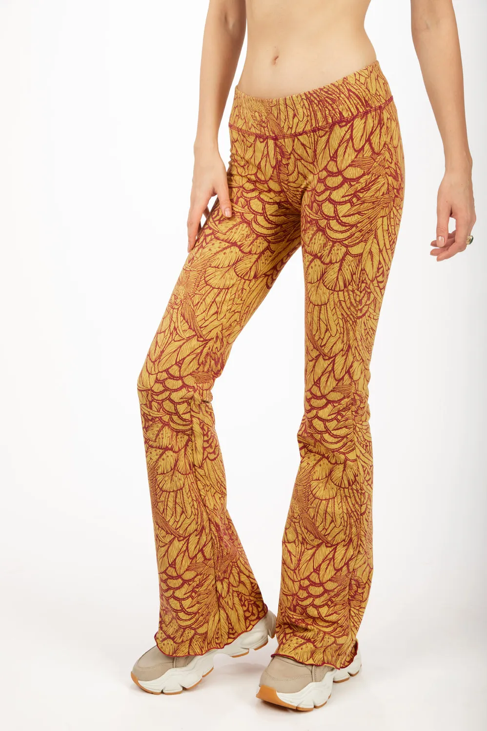 Feather Flares - Mustard Red