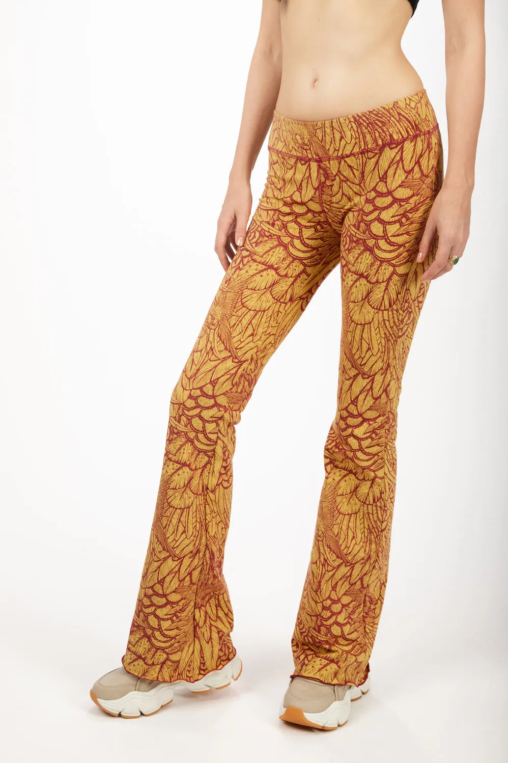 Feather Flares - Mustard Red
