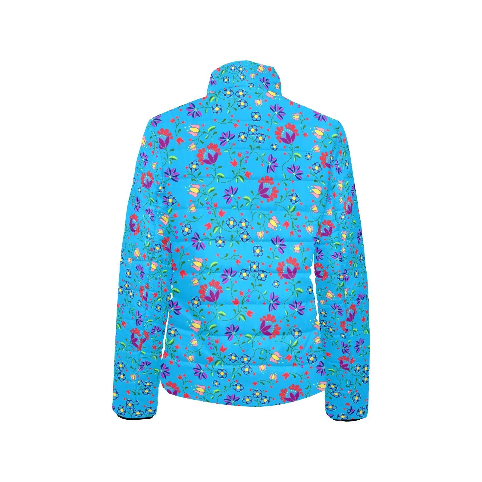 Fleur Indigine Ciel Women's Stand Collar Padded Jacket