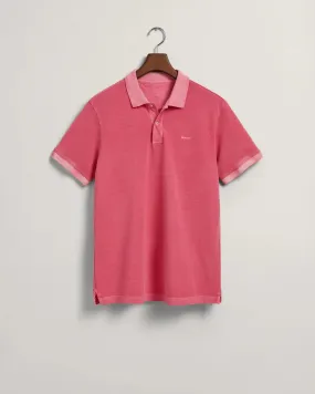 GANT - Sunfaded Piqué Polo Shirt, Magenta Pink