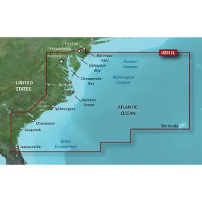 Garmin BlueChart g3 Vision HD - VUS512L - Mid-Atlantic - microSD/SD [010-C0741-00]