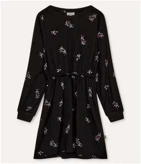 Girl's Long-sleeved Dress - Black