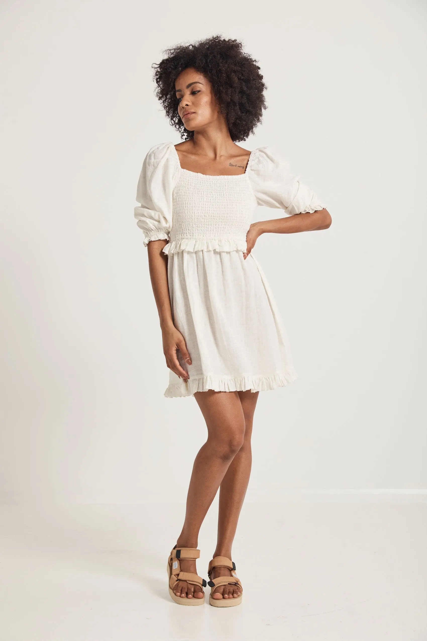 Gjelina Linen Mini Dress
