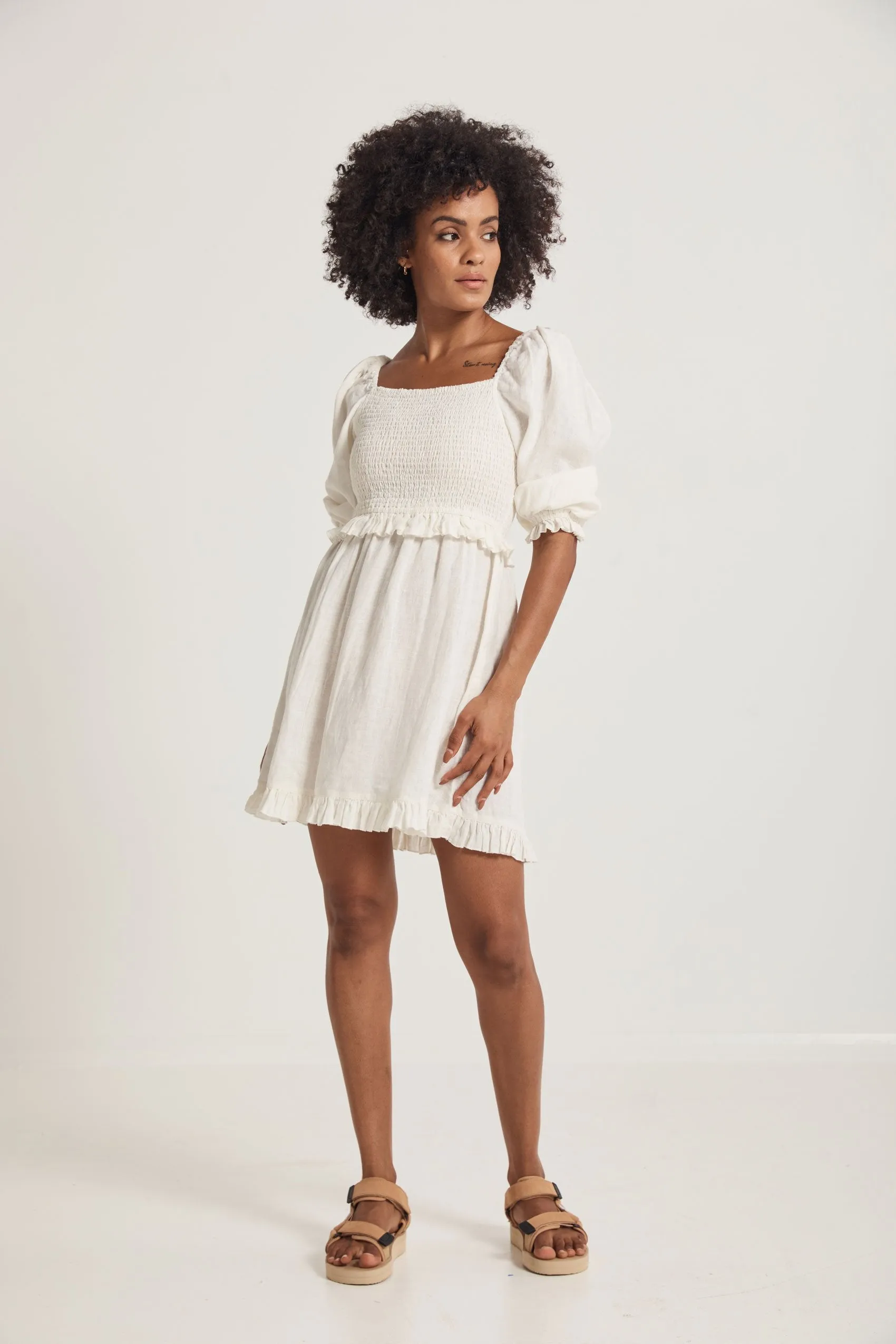Gjelina Linen Mini Dress