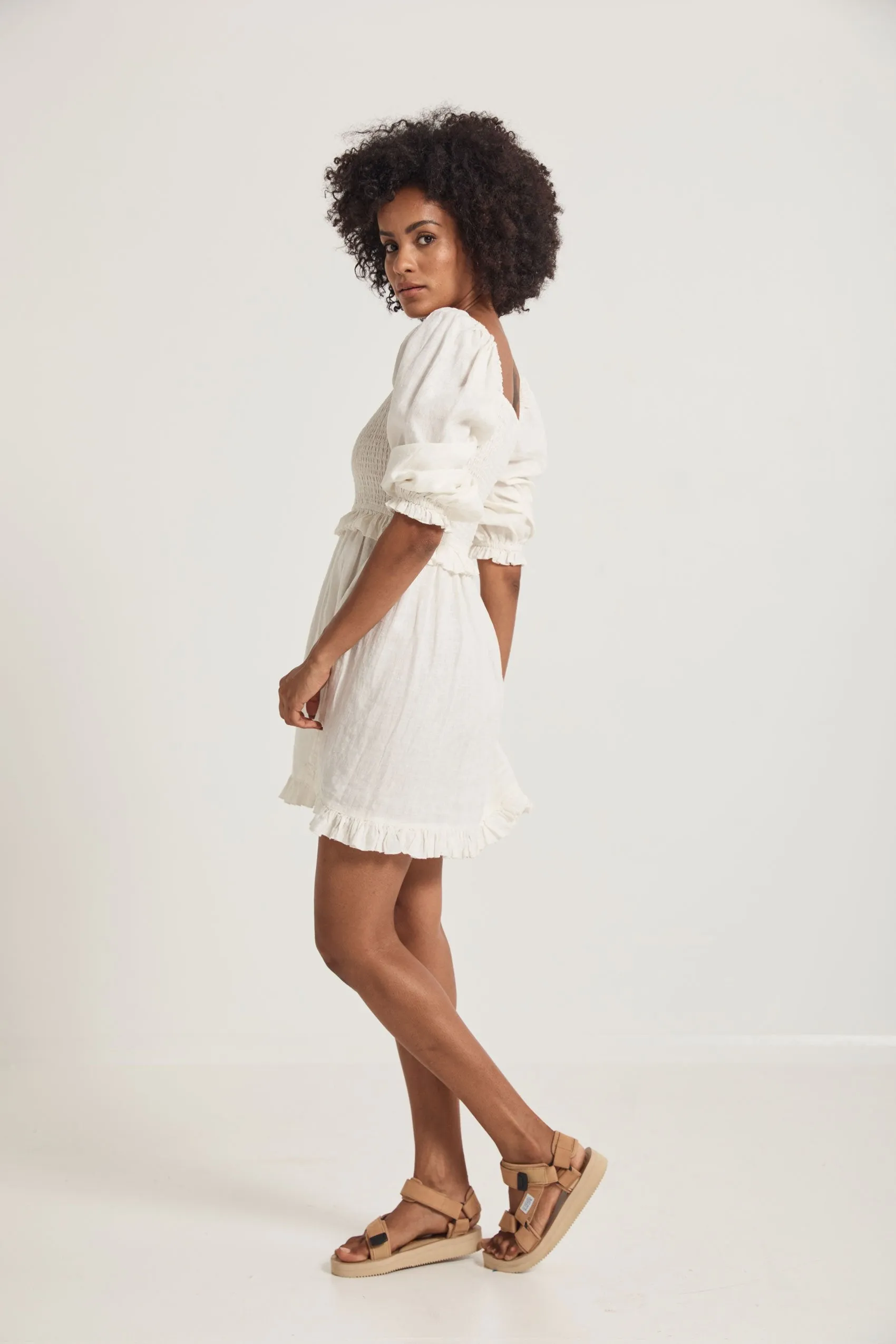 Gjelina Linen Mini Dress