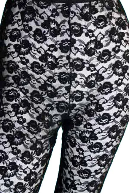 Glydon's Vintage Lace Bell Bottom Pants Pajama Bottoms