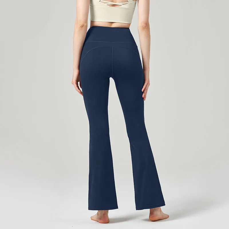 High-waist Flared Pants