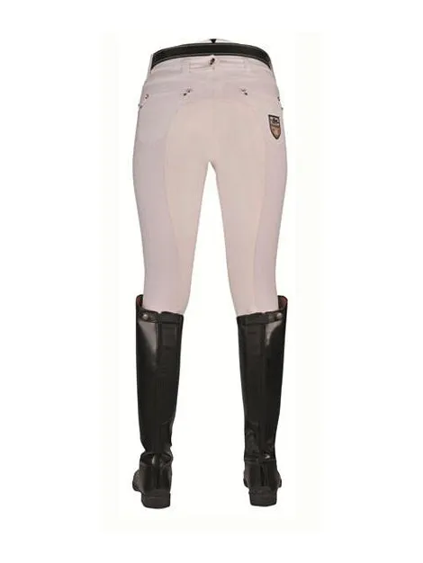 HKM Pro Team White Full Seat Breeches