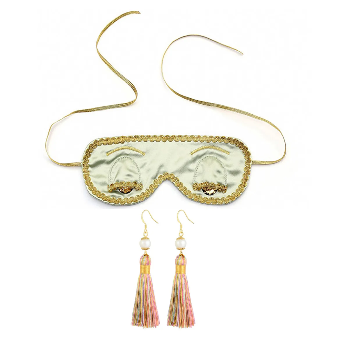 Holly Eye Cover & Earring Set Inspired By BAT