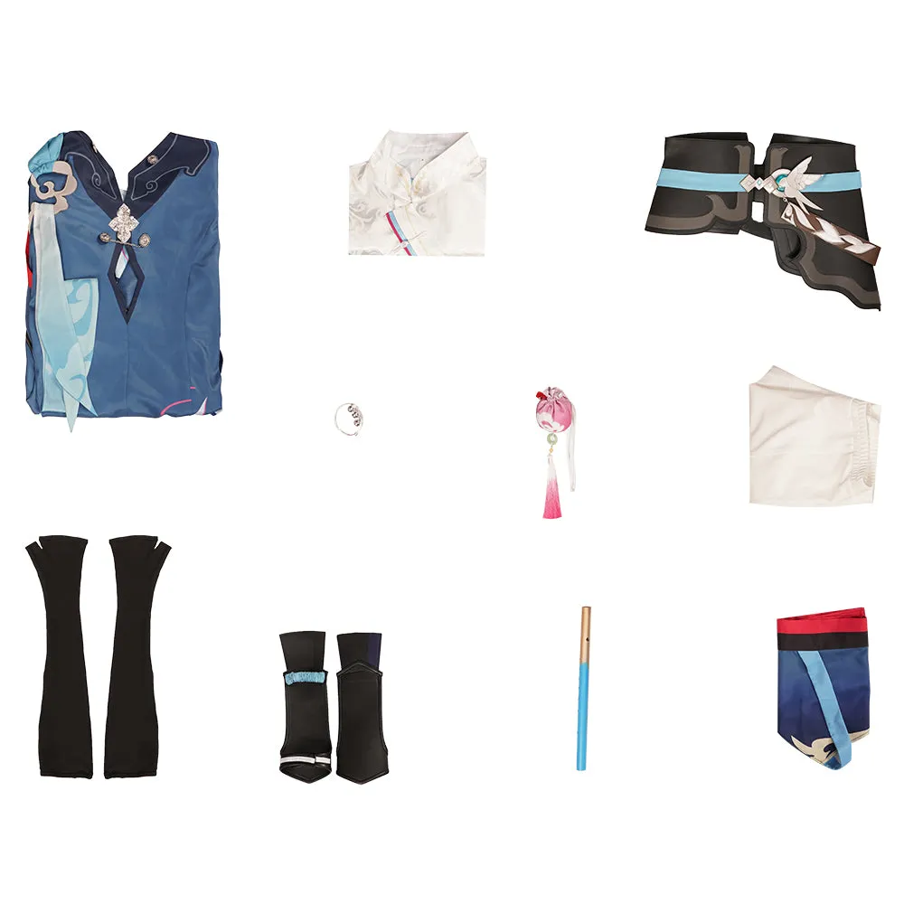 Honkai: Star Rail Yanqing Trailer Tempered Chill Cosplay Costume Halloween Carnival Suit