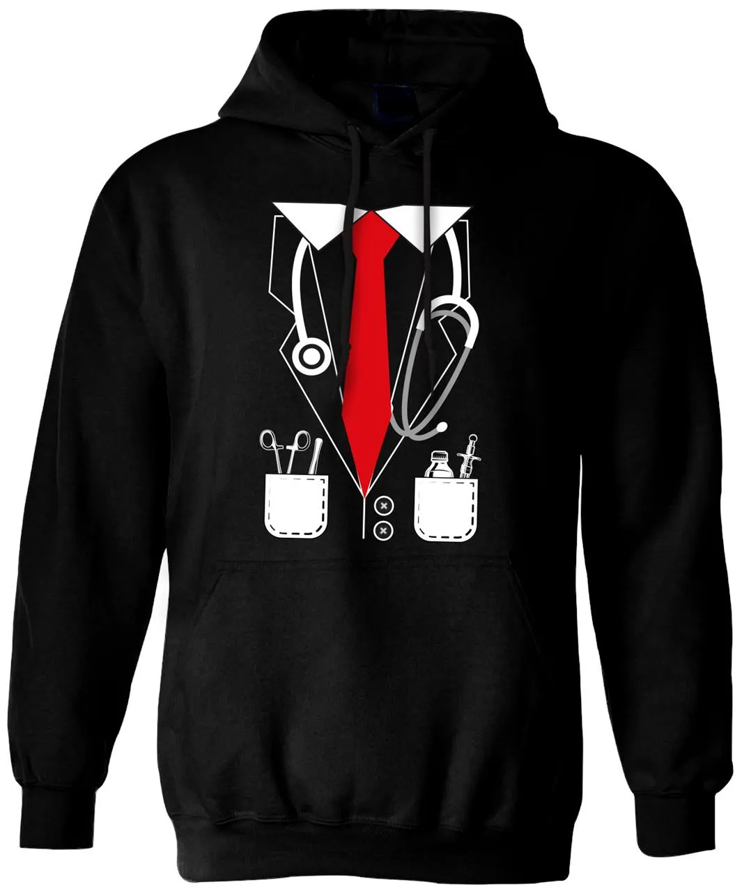 Hoodie - Arzt Kostüm (Motiv)