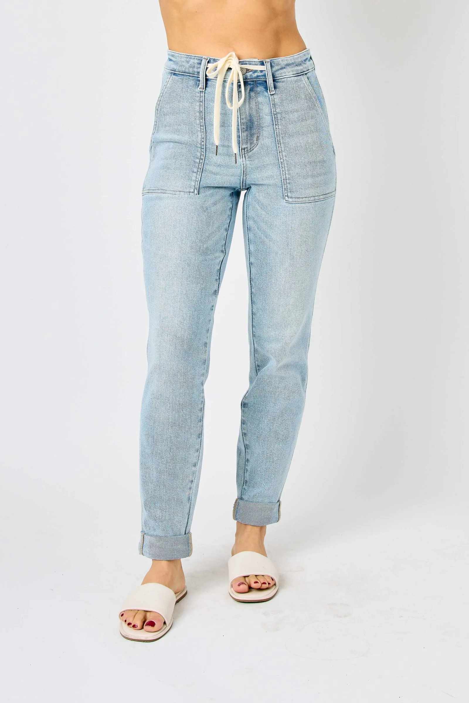 Judy Blue High Waist Double Cuff Jogger 88691