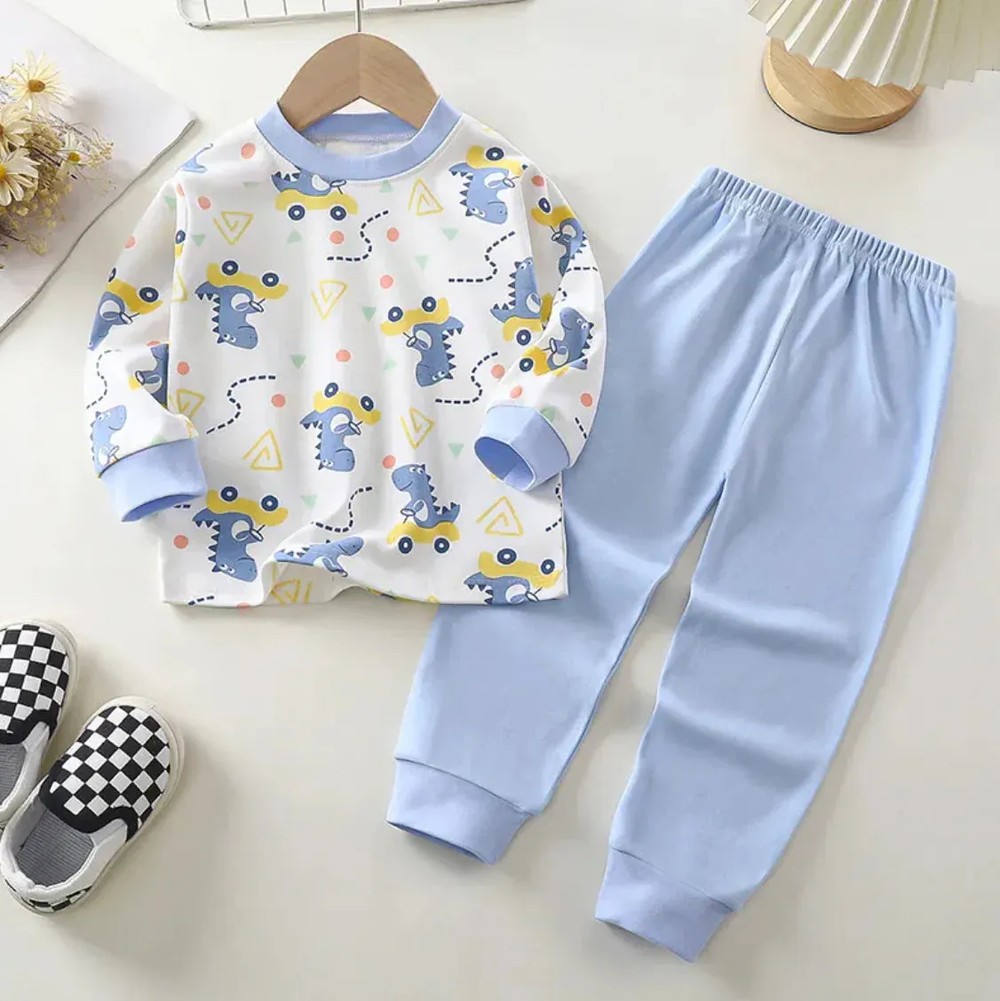 Kids CozyCotton Long Johns Pajama Set