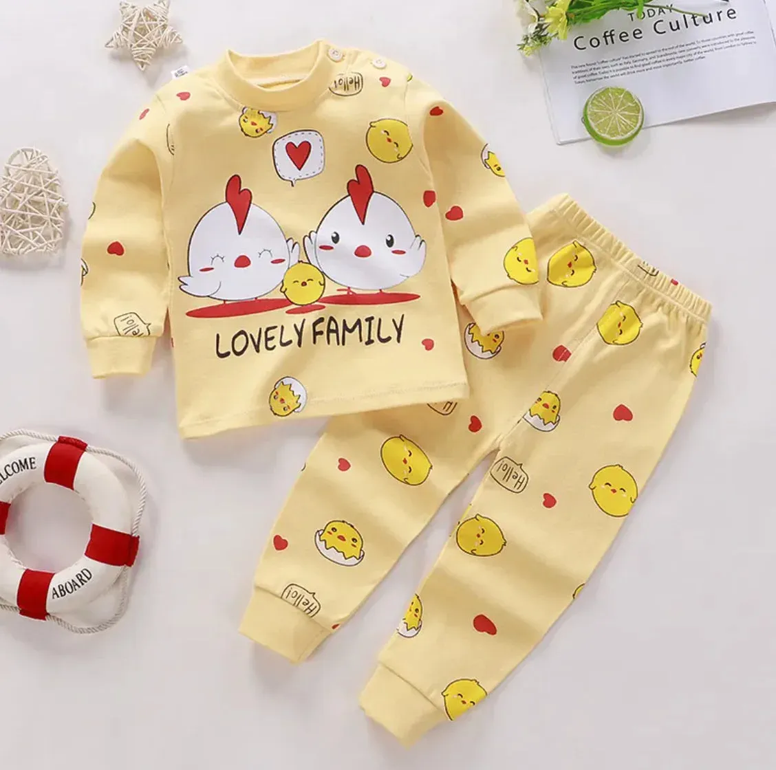 Kids CozyCotton Long Johns Pajama Set