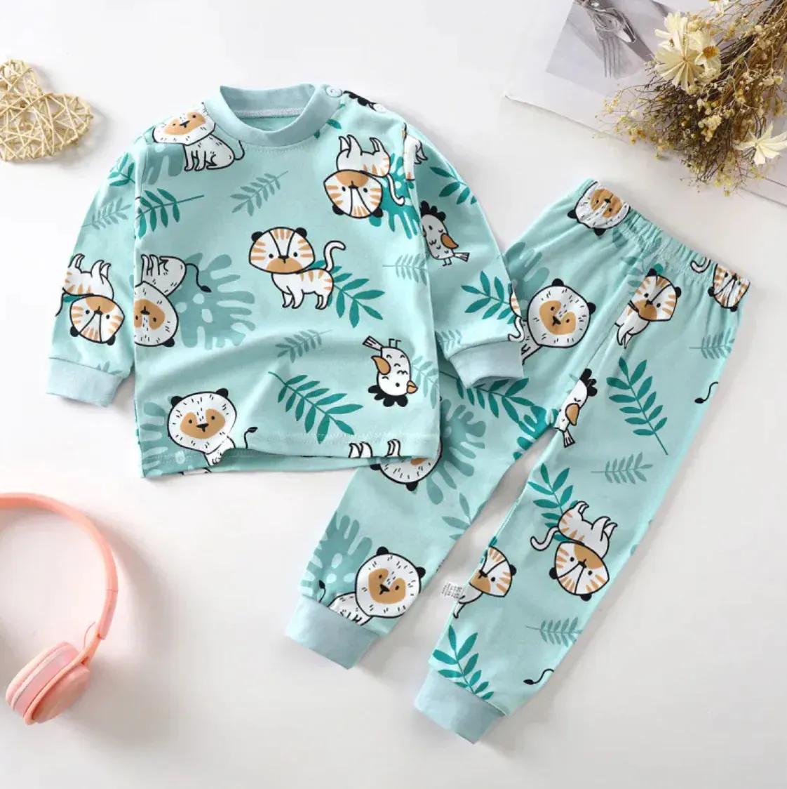 Kids CozyCotton Long Johns Pajama Set