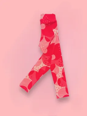 Kids Tights Big Pink Floral