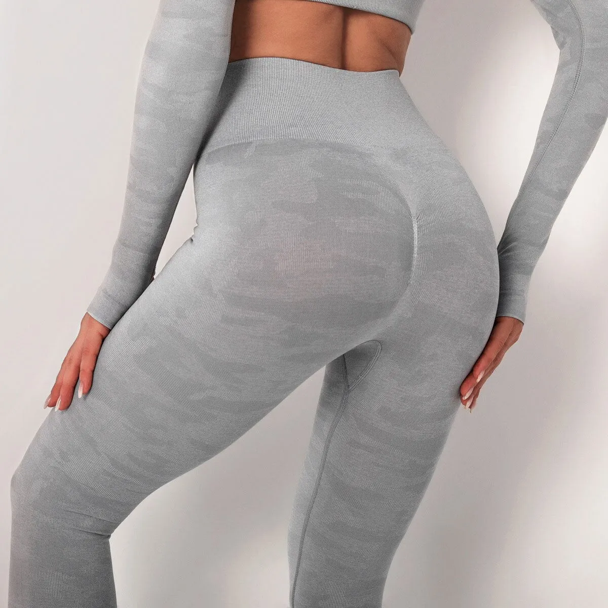 KittenAlarm - Mojoyce Camouflage Yoga Pants Workout Push Up Leggings Women Gym Clothing Fitness High Waist Tights Seamless Sportswear