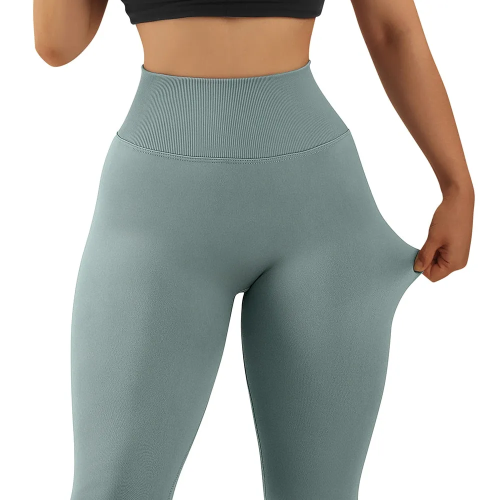 KittenAlarm - Mojoyce Push Up Leggings For Fitness Seamless Yoga Pants Booty Lifting Tights Women Sport Leggins Running Scrunch Butt Fitness Leggings