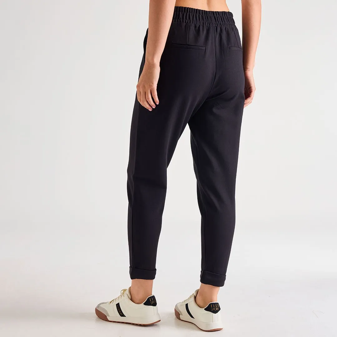 Ladies Ponte Jogger Black