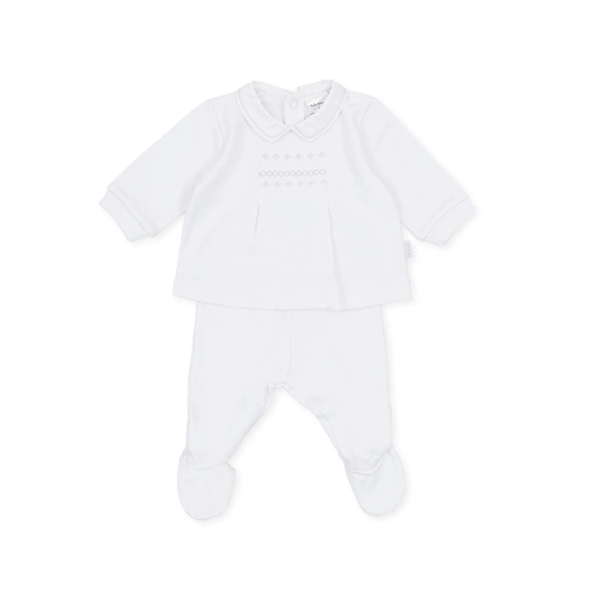 LAYETTE SET OPTICAL WHITE
