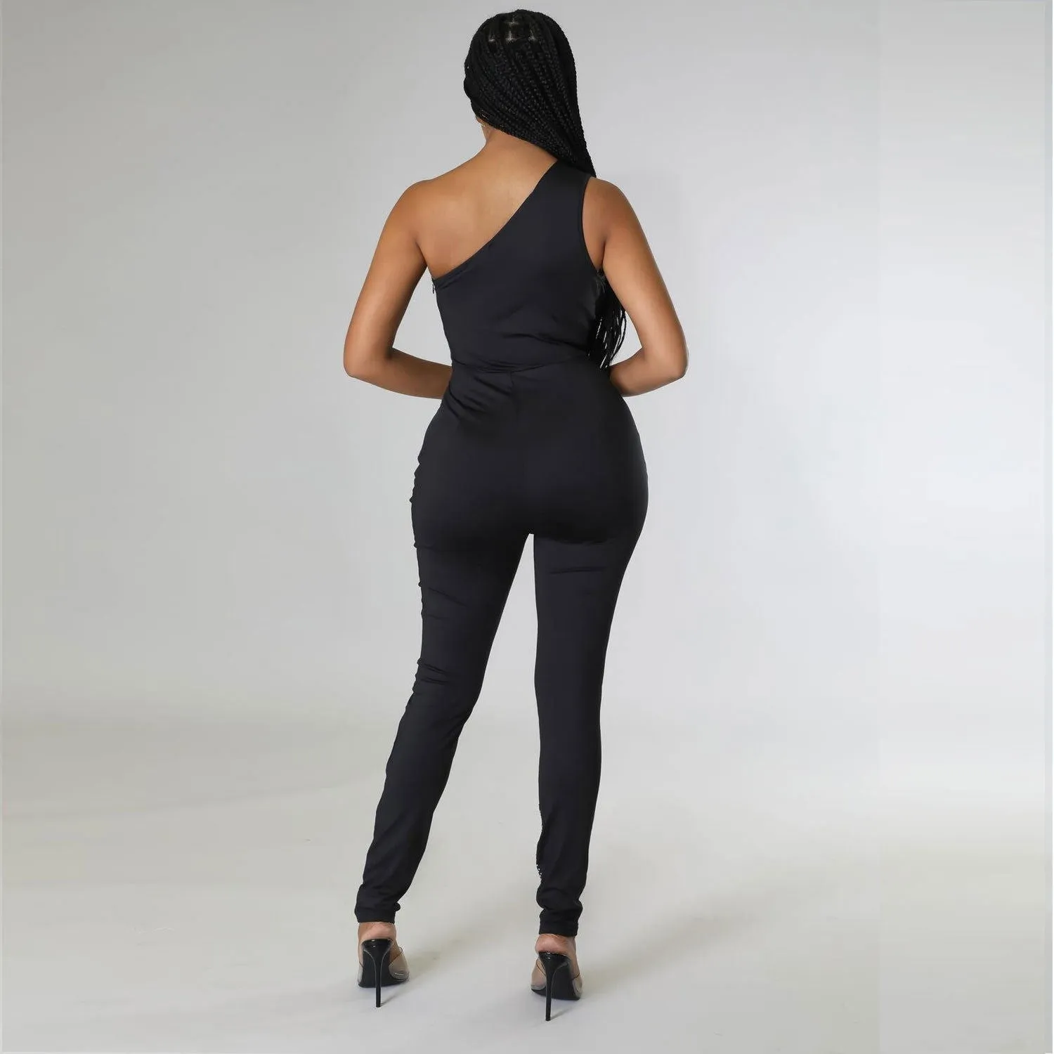 LovelyRLovely Women's Rhinestone One-piece Jumpsuit