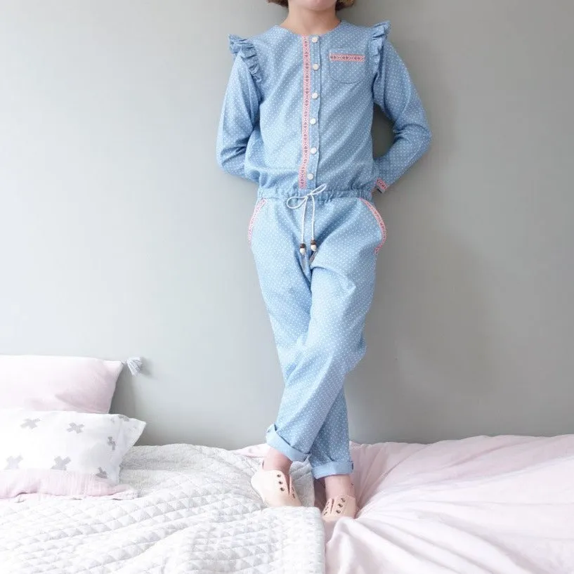 MARIEKE Jumpsuit, playsuit & dress - Girl 3/12 - Paper Sewing Pattern