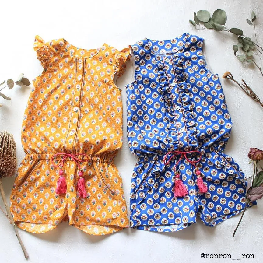 MARIEKE Jumpsuit, playsuit & dress - Girl 3/12 - Paper Sewing Pattern