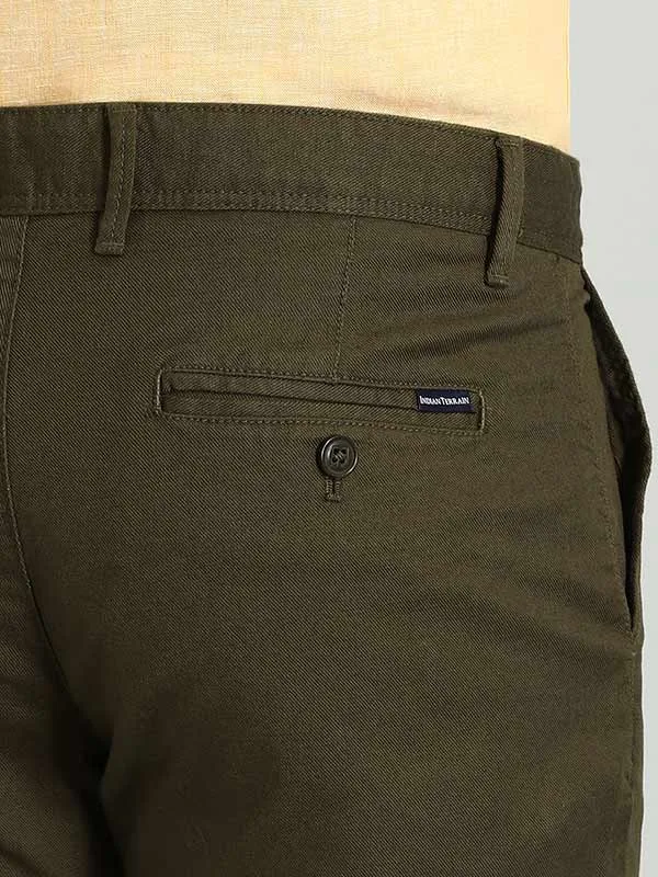 Men Kansas Fit Cotton Stretch Trouser