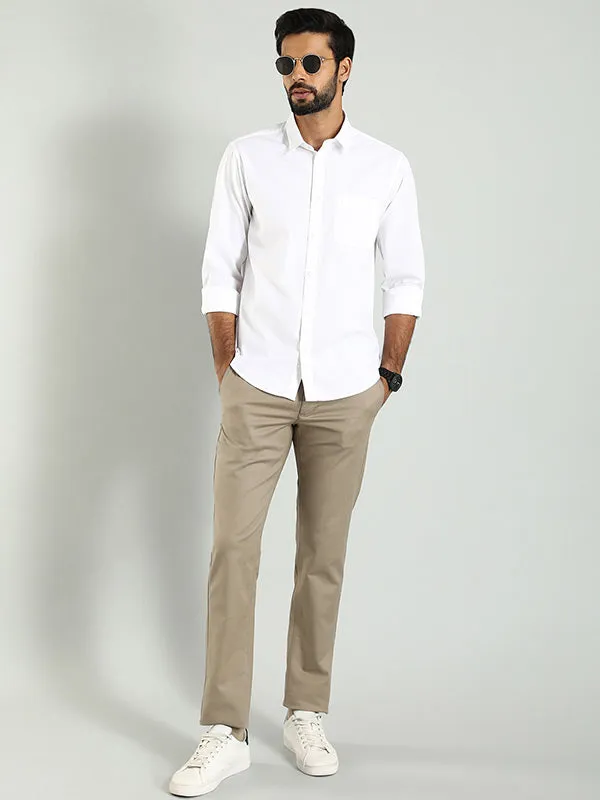 Men Kansas Fit Cotton Stretch Trouser