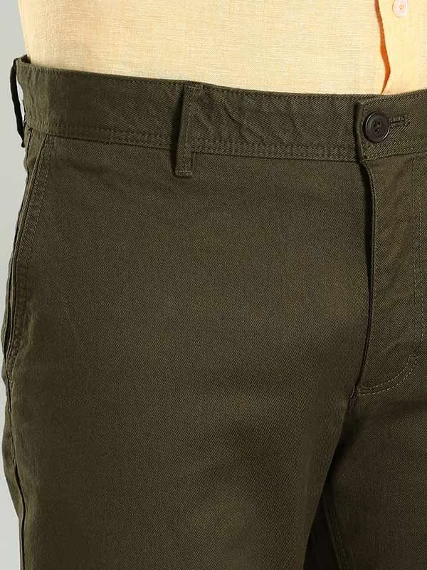 Men Kansas Fit Cotton Stretch Trouser