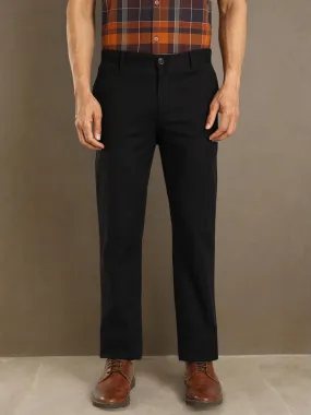 Men Kansas Fit Cotton Stretch Trouser