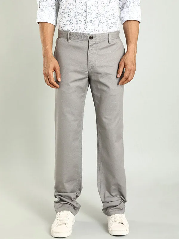 Men Kansas Fit Cotton Stretch Trouser