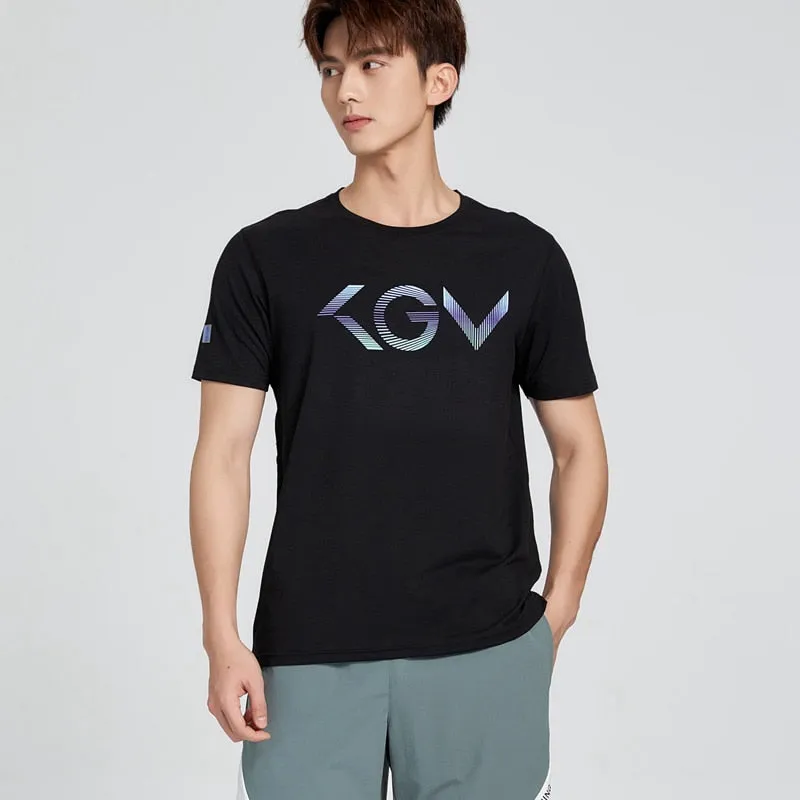 Men's Fitness Jogging Shirts Elastic Quick Dry Sports Mesh Tshirt Tights Gym Running Tops Short Sleeve Tees Blouses Clothes