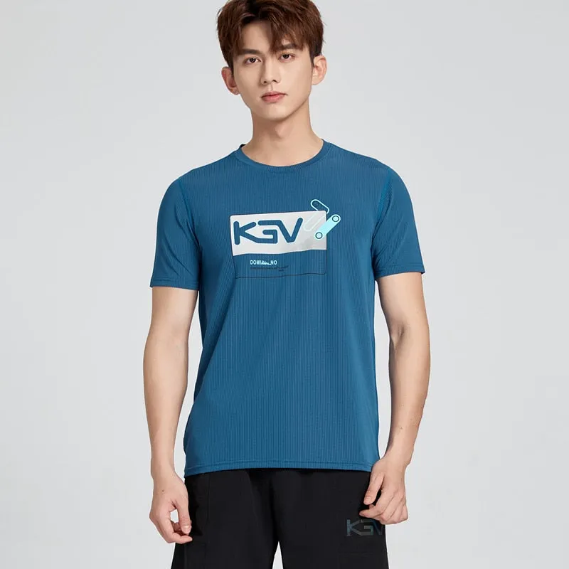 Men's Fitness Jogging Shirts Elastic Quick Dry Sports Mesh Tshirt Tights Gym Running Tops Short Sleeve Tees Blouses Clothes