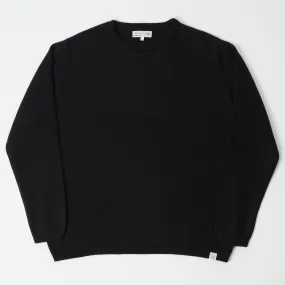Merz b. Schwanen MWRC01 Knit Crew Neck Pullover - Deep Black