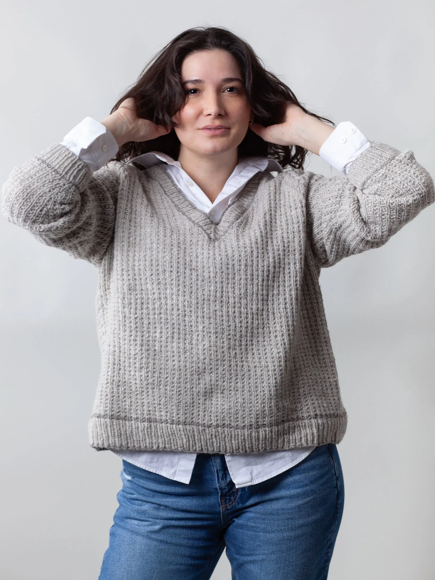 Multigrain pullover <br/><small>knitting pattern</small>