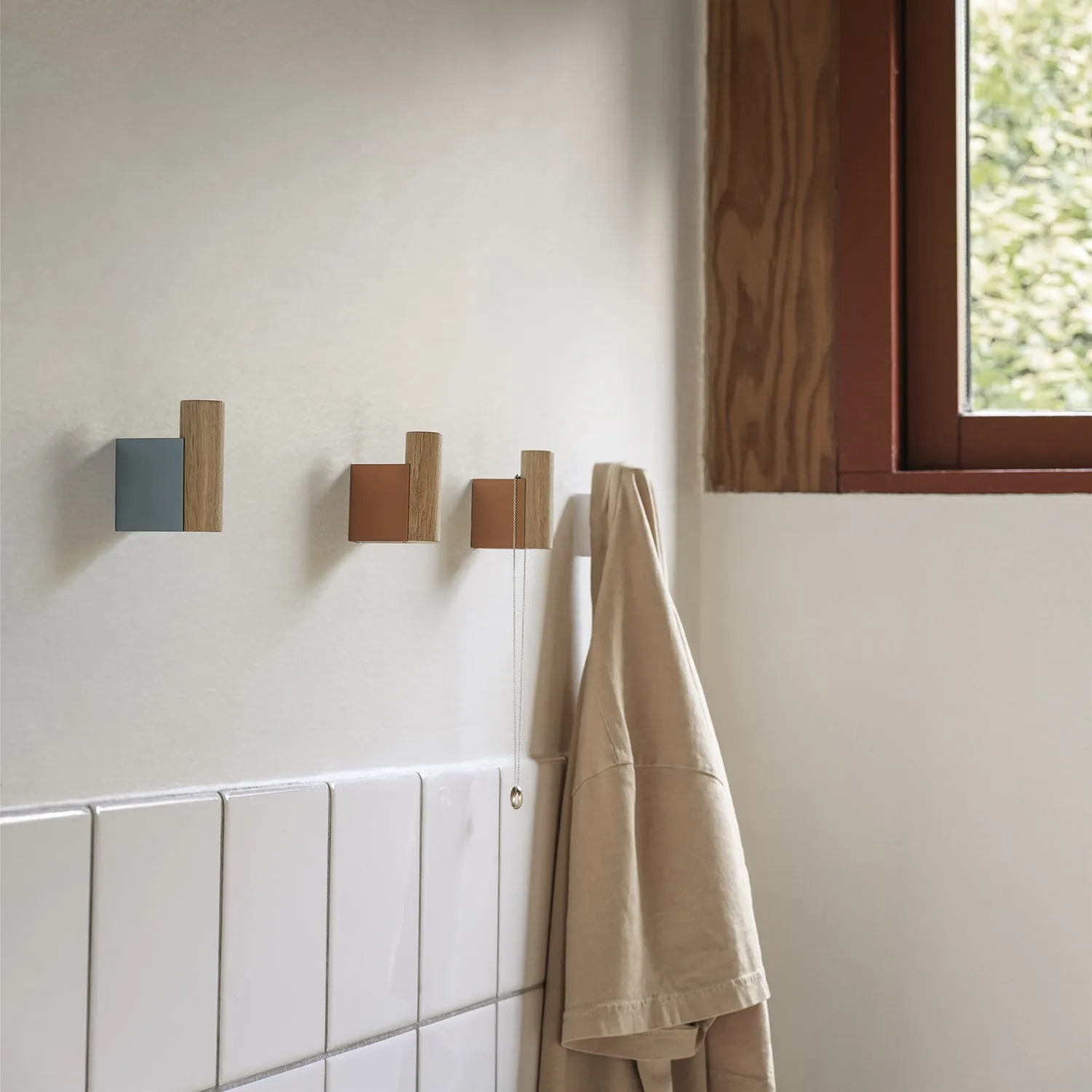 muuto | attach coat hook set | burnt orange